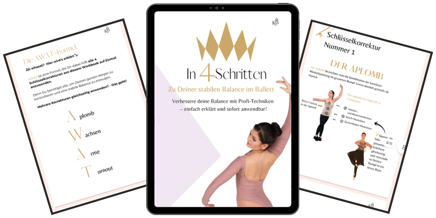 Balance Workbook – In 4 Schritten zu deiner stabilen Balance im Ballett